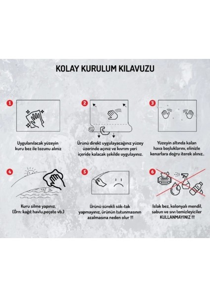 60 cm x 3 Metre Elektrostatik Duvar Koruyucu Yazı Tahtası Mutfak Notluk Ofis Okul Kurs Malzemeleri