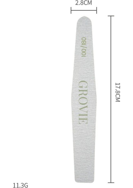 100/180 Grit Oval Tırnak Törpüsü, 25 Adet, Manikür ve Pedikür Için Uygun modelleri