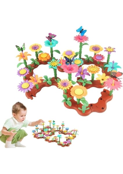 52 Parça Bahçe Çiçek Yapım Seti Yapboz Bul Tak Puzzle Eğitici Oyuncak fiyatları