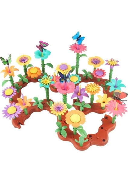 52 Parça Bahçe Çiçek Yapım Seti Yapboz Bul Tak Puzzle Eğitici Oyuncak indirimleri
