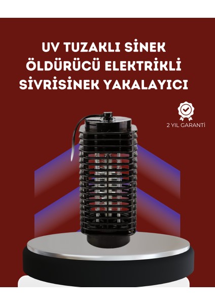 Allzey Uzun Ömürlü Elektrikli Sivrisinek Katili – Sessiz Çalışma, Güçlü Performans