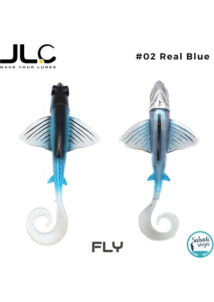 Fly 170 Set 17CM 180GR #02 Real Blue Silikon Balık fiyatları