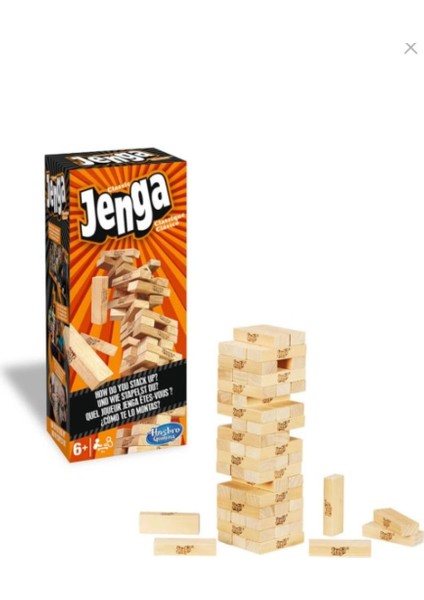 Jenga Classic Denge Oyunu 6+ Ahşap 27X11X8 cm fiyatları