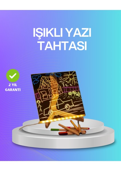 Çocuklar ve Yetişkinler Için USB LED Işıklı Çizim Panosu