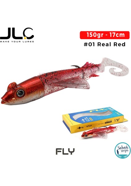 Fly 170 Set 17CM 150GR #01 Real Red Silikon Balık