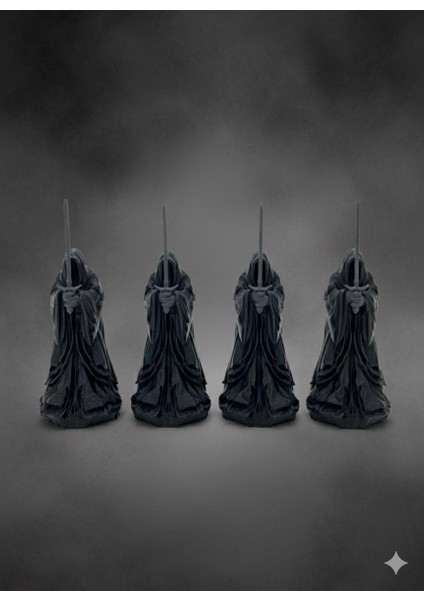 Nazgul Figür 4'lü Set Yüzüklerin Efendisi / The Lord Of The Rings 4'lü Set 12CM ve 17 cm Seçenek modelleri