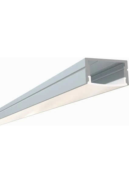 Sıva üstü alüminyum LED profil Kanal 1mt. aydınlatma dekoratif şerit kanalı armatür linear ışık kare kasa