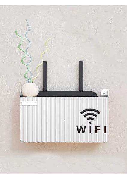 Wifi Kutusu Duvar Asılabilir Sigorta ve Modem Saklama Kutusu 25X15X6 cm fırsatları
