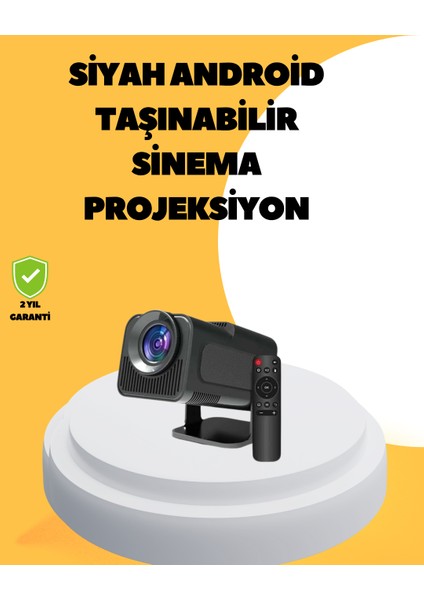 Allzey 1080P Full Hd Çözünürlük ve 4K Destekli Projektör