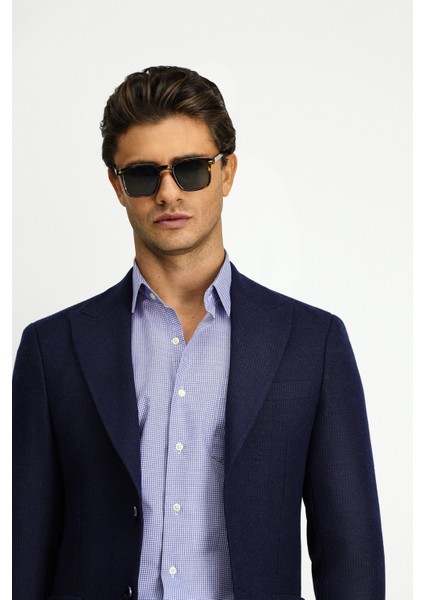 Slim Fit Yünlü Armürlü Ceket indirimleri