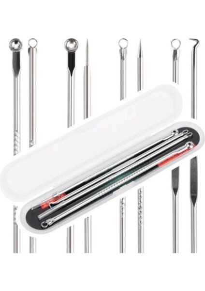 6 Parça Paslanmaz Çelik Sivilce ve Siyah Nokta Temizleme Seti indirimleri