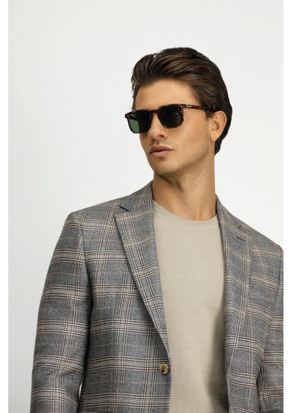 Regular Fit Ekose Klasik Ceket fırsatları