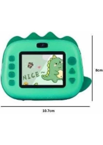 Allzey Dijital Hd Video Kamera Çocuk Fotoğraf Makinesi Anlık Termal Rulo fırsatları