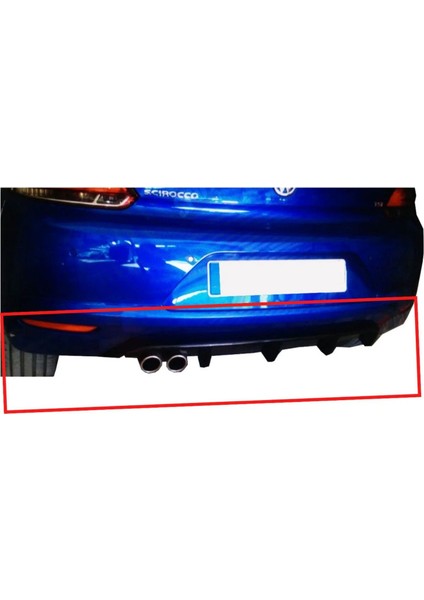 Scirocco Makyajsız Kasa Difüzör (( Parlak Siyah ))