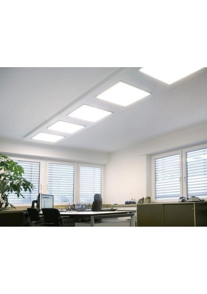 CT-5281 6 adet Beyaz Işık Orjinal 60X60 Panel Armatür, Backlıght Sıva Üstü 60 Wat 3200LM modelleri