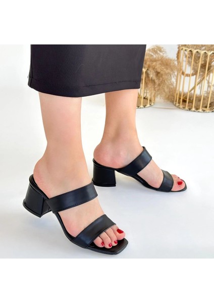 Osper Gri Saten Topuklu Terlik fırsatları