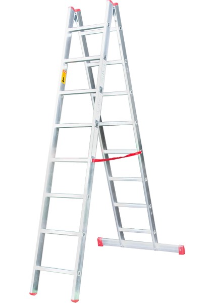 A Tipi Alüminyum Merdiven 3 Metre 2X10 Basamaklı (Atm.03)