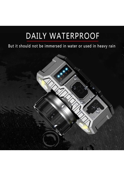 PS-010 800 Lümen Zoomlu Şarj Göstergeli Cob LED Usb'li Şarjlı Kafa Lambası modelleri