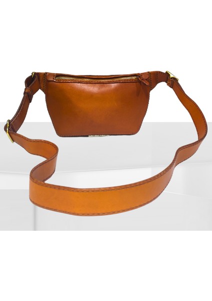 Kadın Handmade Hakiki Deri Bel Çantası Ago modelleri