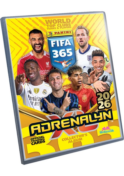 Fifa 365 Adrenalyn Xl 2026 Trading Card Futbolcu Kartları Albümü Set