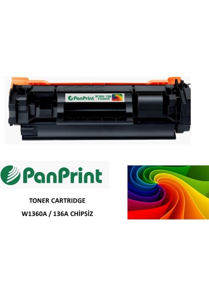 Hp 136A-W1360A Muadil Toner Chipsiz