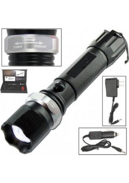 Zoomlu Şarjlı El Feneri F61873