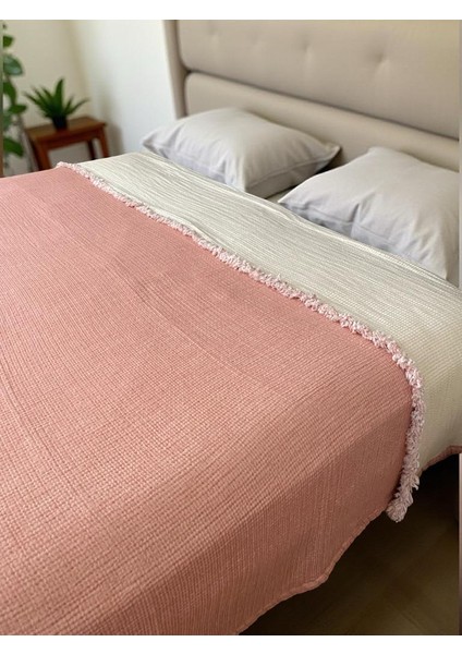 HB&Victory Müslin 6 Katlı %100 Pamuk Yorgan Açık Somon Renk Tek Kişilik 170X260 Cm. fırsatları