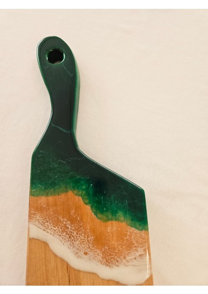 Gürgen Ağacı Özel Tasarım Epoksi Sunumluk – 45X12X2 cm