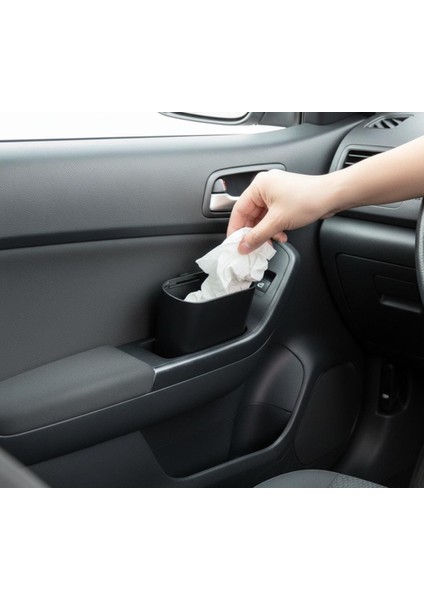 Araba Çöp Kutusu Kapaklı