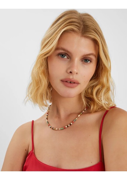 Pastel Boncuklu Kolye modelleri