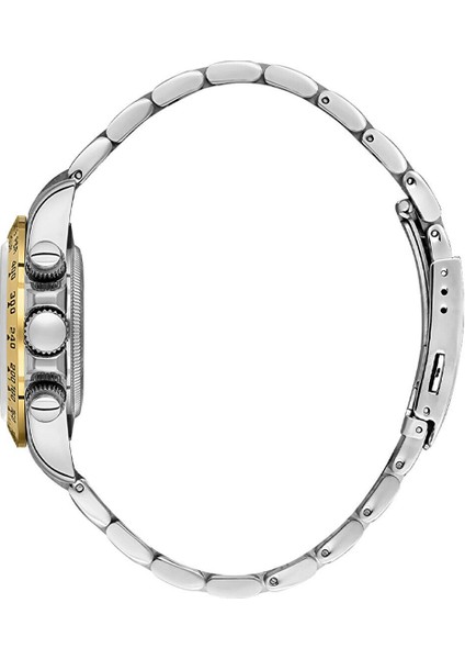 SL.09.2512.2.06 Erkek Kol Saati – Beyaz Kadran, Çelik ve Altın Renk Detaylı modelleri