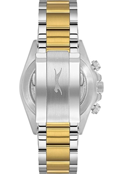 SL.09.2512.2.06 Erkek Kol Saati – Beyaz Kadran, Çelik ve Altın Renk Detaylı fırsatları