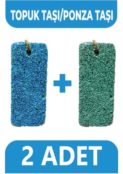 Iki Adet Topuk ve Ponza Taşı, Kadınlar Için Rahatlatıcı Set
