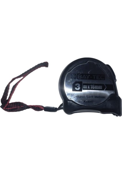 47 Bay-Tec Ustanın Şerit Metresı 3M*16MM