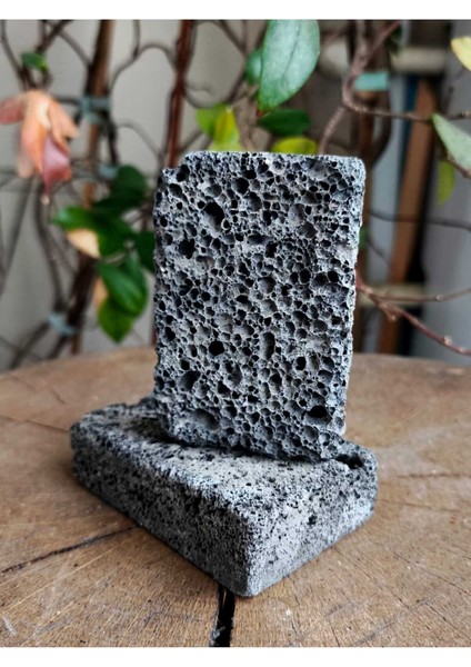 Iki Parça Volkanik Ponza Taşı, Topuk Bakımı ve Temizliği Için Doğal Set