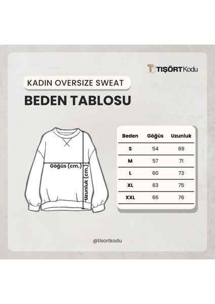 Free Spirit Kadın Oversize Sweatshirt – Bohem Tarz ve Özgür Ruh fırsatları