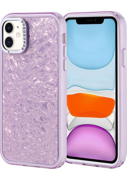 Apple iPhone 11 Kılıf Taşlı Tasarımlı Kapi Kapak