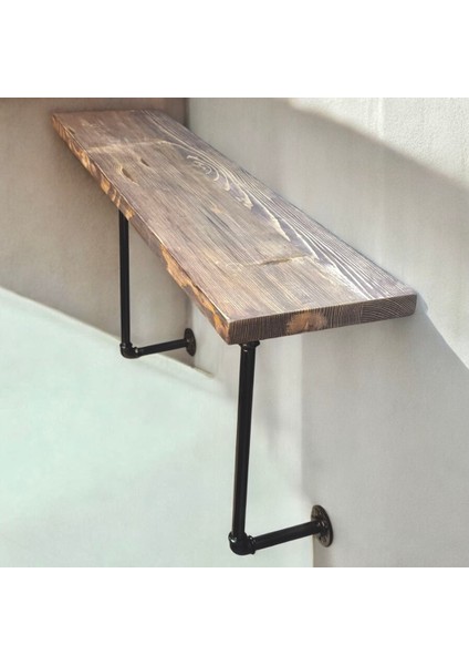 Bold Dina Boru Ayaklı Ahşap Raf modelleri