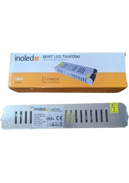 Inoled 16,6 Amper 12V LED Trafosu 200 Watt İNO-2124