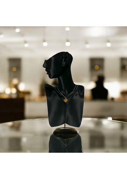 925 Ayar Gümüş Amber Glow Yonca Van Cleef Kadın Kolye