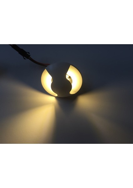 Merdıven Spot 3WATT Yuvarlak Beyaz