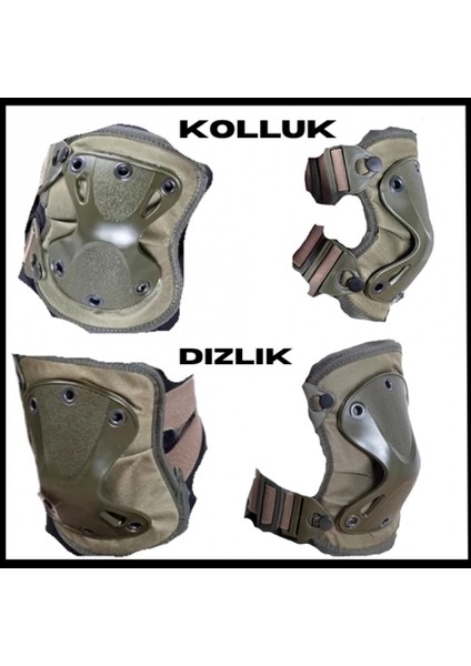 Uyguna-Yakala Haki Koruyucu Dizlik Dirseklik Set -GER.075