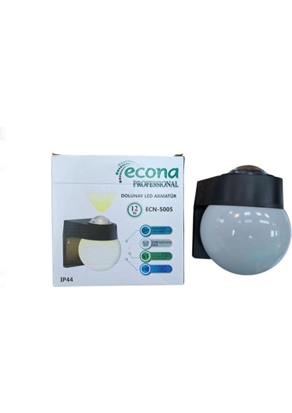 ECN-5005-30 12W Dolunay LED Aplik – 3000K Günışığı, Çift Yönlü, Dış Mekan Dekoratif Armatür, 220V modelleri