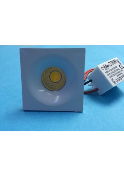 3W Günışığı Işık Kare Beyaz Kasa Yıldız Spot