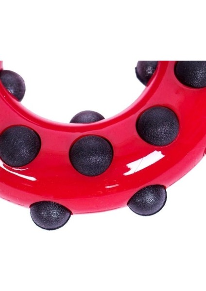 Dotz Halka Sesli Köpek Oyuncağı Large Siyah/kırmızı 15 cm modelleri