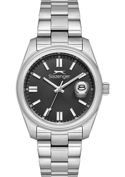 SL.09.2513.1.02 Erkek Kol Saati – Siyah Kadran, Çelik Kasa ve Bilezik