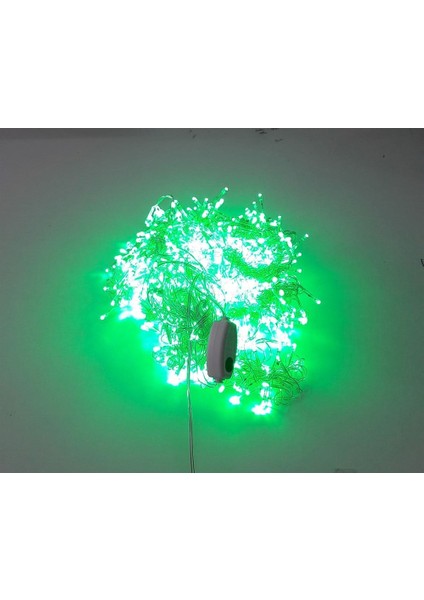 3x2 Perde LED Yeşil Sabit Yanar Eklenebilir