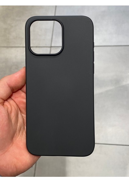 Iphone 15 Pro Max Uyumlu Içi Kadife Koruyucu Lansman Silikon Kılıf