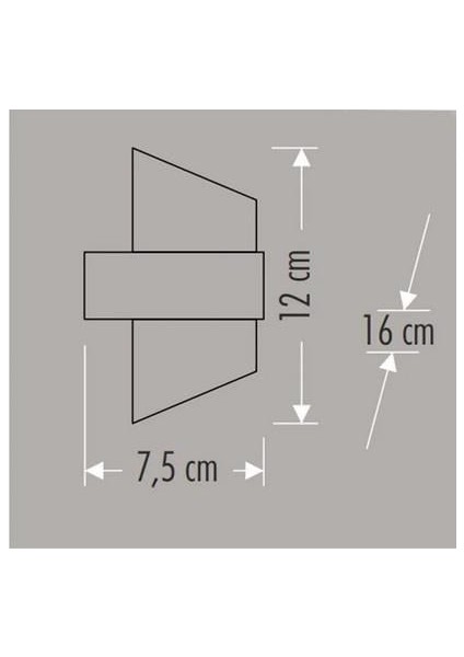 CT-7044 3200K Günışığı 10W Siyah Gozo Bahçe Apliği modelleri