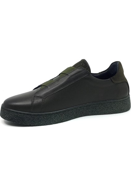 %100 Deri Ortopedik Erkek Kışlık Rahat Günlük Lastikli Sneaker Ayakkabı 40-44 modelleri